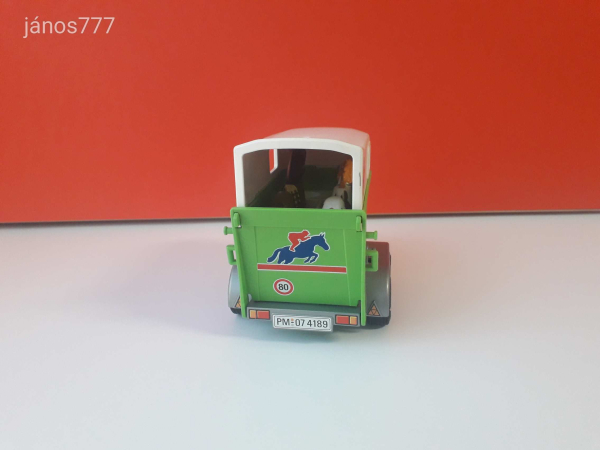 Eredeti Playmobil Lószállító utánfutó + 2db ló csomag !!