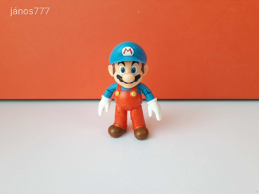 Eredeti Jakks 2015 Nintendo Super Mario Ice Mario figura !! 10cm