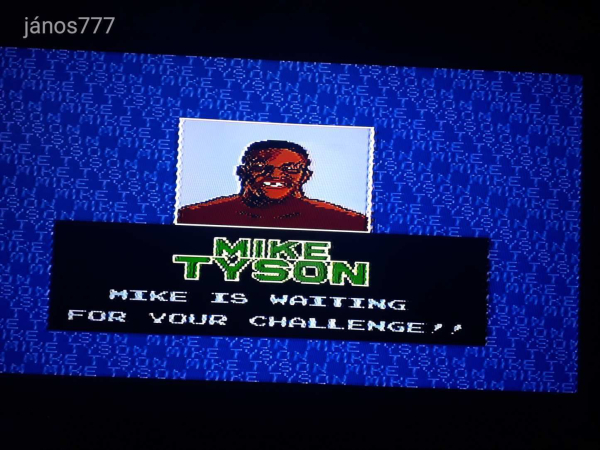 Eredeti Nintendo NES Mike Tyson's Punch-Out!! konzol játék !!
