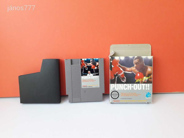 Eredeti Nintendo NES Mike Tyson's Punch-Out!! konzol játék !!
