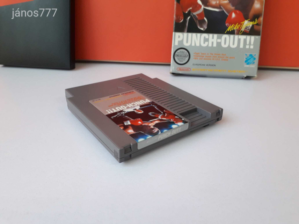 Eredeti Nintendo NES Mike Tyson's Punch-Out!! konzol játék !!