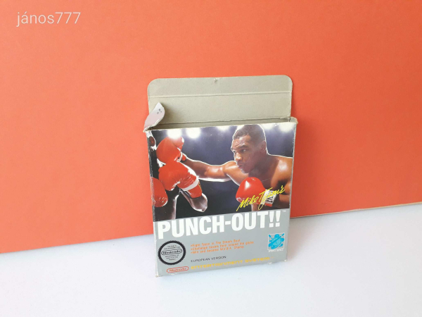 Eredeti Nintendo NES Mike Tyson's Punch-Out!! konzol játék !!