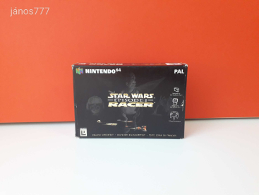 Eredeti Nintendo 64 Star Wars Episode One Racer konzol játék !! N64