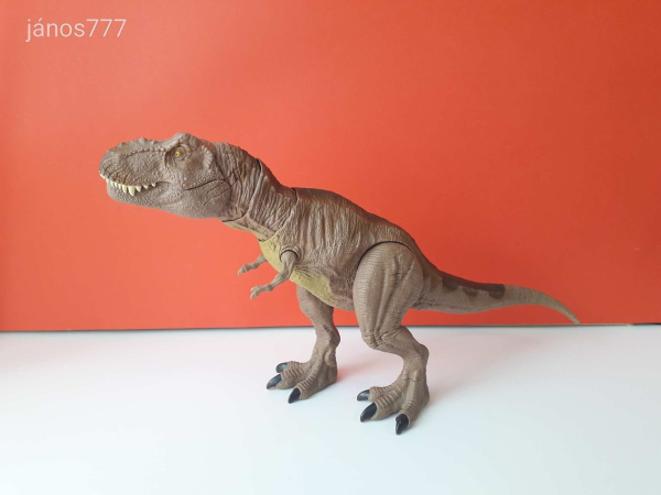 Eredeti Mattel 2020 Jurassic World Epic Roarin' Tyrannosaurus Rex T-REX dinoszaurusz ! 54cm