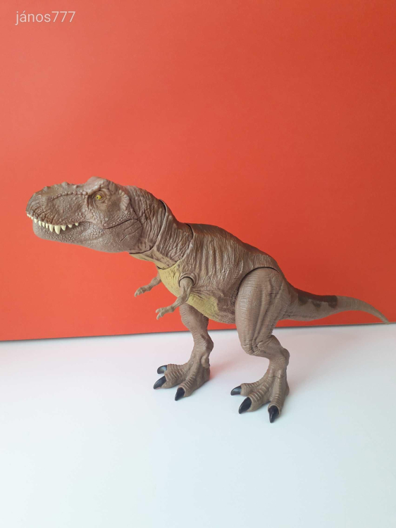 Eredeti Mattel 2020 Jurassic World Epic Roarin' Tyrannosaurus Rex T-REX dinoszaurusz ! 54cm