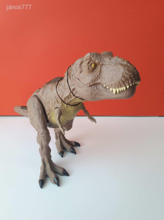 Eredeti Mattel 2020 Jurassic World Epic Roarin' Tyrannosaurus Rex T-REX dinoszaurusz ! 54cm