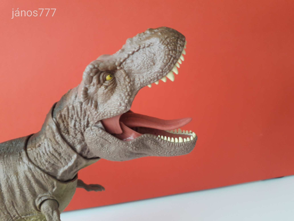Eredeti Mattel 2020 Jurassic World Epic Roarin' Tyrannosaurus Rex T-REX dinoszaurusz ! 54cm