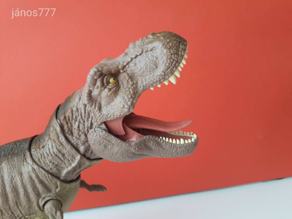 Eredeti Mattel 2020 Jurassic World Epic Roarin' Tyrannosaurus Rex T-REX dinoszaurusz ! 54cm