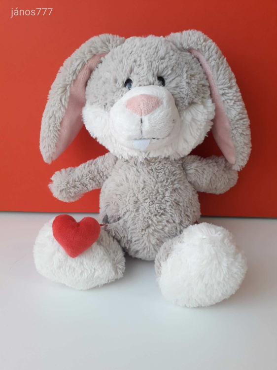 Eredeti NICI NYÚL plüss kabala figura NICI nyuszi szivecskével 35 cm-es plüssfigura ! EXTRA !!