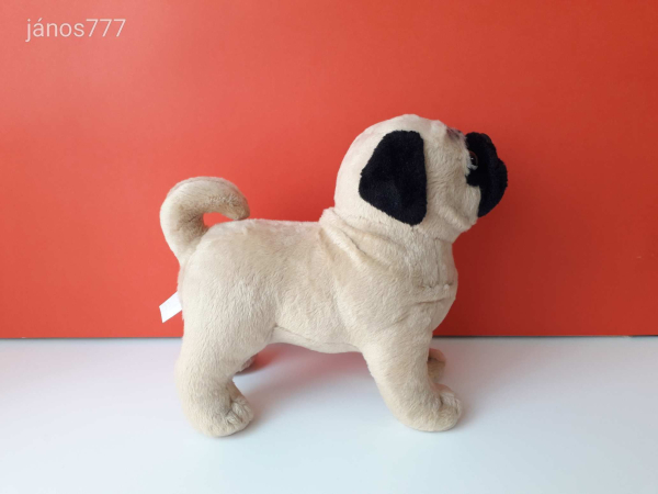 MOPSZ kutya plüss 31 cm-es kutyus !! Különleges kabala figura !!! EXTRA !! ÉLETHŰ