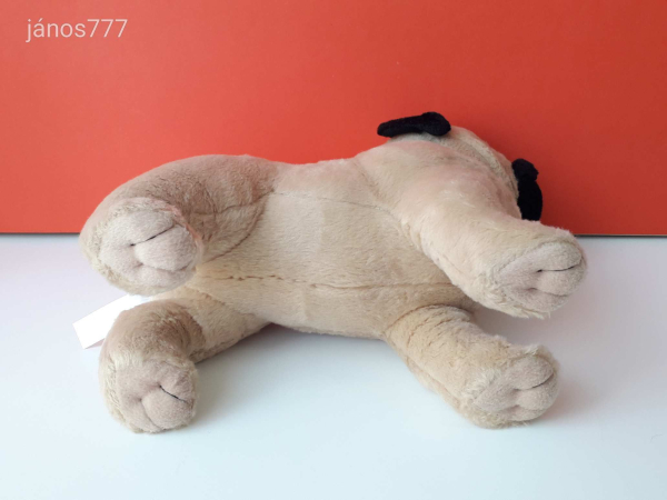 MOPSZ kutya plüss 31 cm-es kutyus !! Különleges kabala figura !!! EXTRA !! ÉLETHŰ