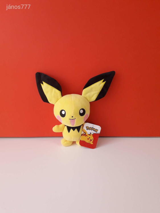 Eredeti Nintendo POKÉMON PICHU plüss kabala figura 24 cm-es Pokemon plüssfigura ! EXTRA