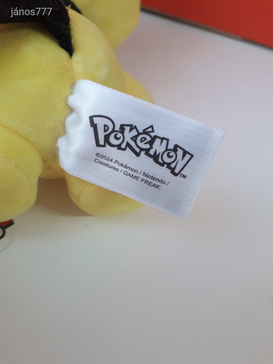 Eredeti Nintendo POKÉMON PICHU plüss kabala figura 24 cm-es Pokemon plüssfigura ! EXTRA