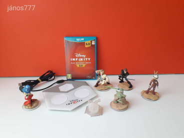 Eredeti Nintendo Wii U Infinity 3.0 konzol játék Star Wars és Mickey Mouse figurákkal + talppal !!