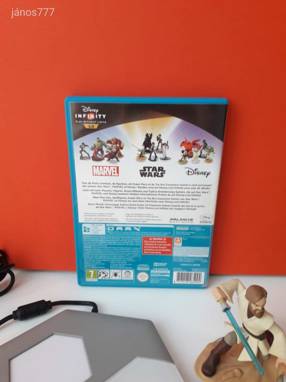 Eredeti Nintendo Wii U Infinity 3.0 konzol játék Star Wars és Mickey Mouse figurákkal + talppal !!
