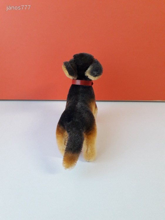 Eredeti STEIFF kutya plüss TACSKÓ 25 cm antik STEIFF Dachshund Dog kabala figura !! EXTRA !!