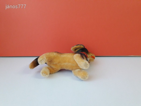 Eredeti STEIFF kutya plüss TACSKÓ 25 cm antik STEIFF Dachshund Dog kabala figura !! EXTRA !!