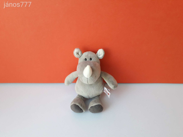 Eredeti NICI RHINO ORRSZARVÚ plüss !! 22 cm-es kabala figura ! NICI plüssfigura ! EXTRA !!