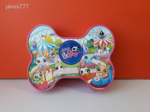 Eredeti Hasbro LPS Littlest Pet Shop Fém dobozos készlet 12db kisállattal ! EXTRA RITKA készlet !!