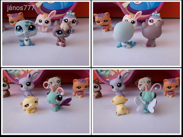 Eredeti Hasbro LPS Littlest Pet Shop Fém dobozos készlet 12db kisállattal ! EXTRA RITKA készlet !!