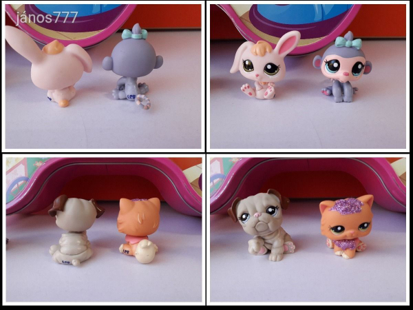 Eredeti Hasbro LPS Littlest Pet Shop Fém dobozos készlet 12db kisállattal ! EXTRA RITKA készlet !!