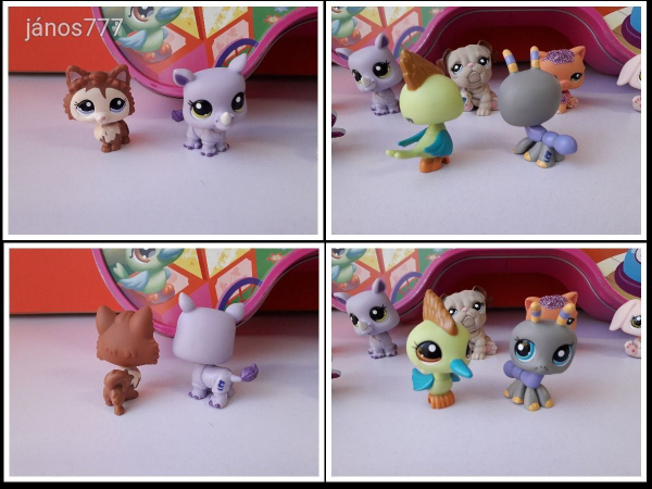 Eredeti Hasbro LPS Littlest Pet Shop Fém dobozos készlet 12db kisállattal ! EXTRA RITKA készlet !!