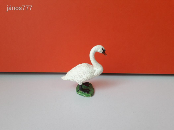 Eredeti Schleich Hattyú madár állatfigura ! 7x6cm ! 2009-es kiadás !! Schleich 13656
