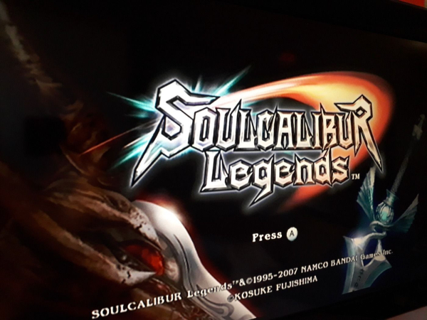 Eredeti Nintendo Wii Soulcalibur Legends konzol játék !!
