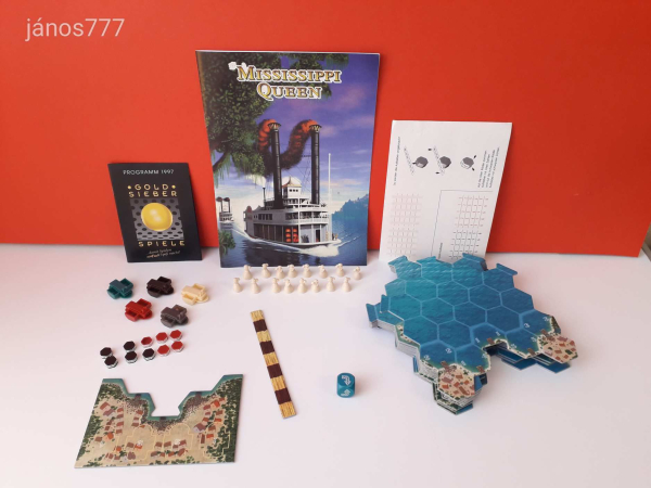 Eredeti Mississippi Queen társasjáték !! 1997-es kiadás !!