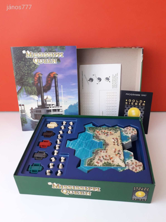 Eredeti Mississippi Queen társasjáték !! 1997-es kiadás !!