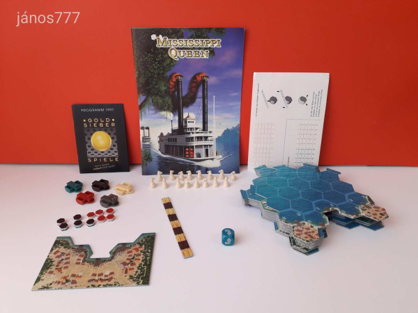 Eredeti Mississippi Queen társasjáték !! 1997-es kiadás !!