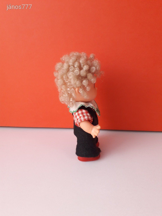 EFFE eredeti olasz baba vintage retro kabala figura 19 cm-es lány baba ! EXTRA !