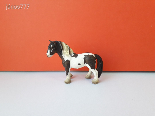 Eredeti Schleich ló Tinker Stallion állatfigura !! 13x11,5cm !! 2007-es kiadás !! Schleich 13625