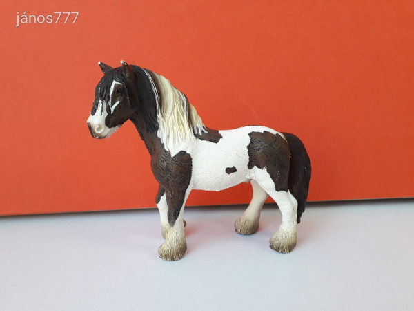 Eredeti Schleich ló Tinker Stallion állatfigura !! 13x11,5cm !! 2007-es kiadás !! Schleich 13625