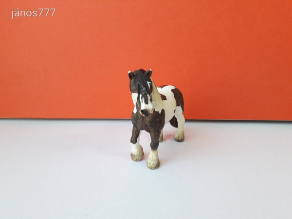 Eredeti Schleich ló Tinker Stallion állatfigura !! 13x11,5cm !! 2007-es kiadás !! Schleich 13625