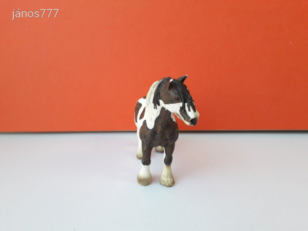 Eredeti Schleich ló Tinker Stallion állatfigura !! 13x11,5cm !! 2007-es kiadás !! Schleich 13625