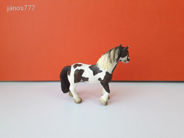 Eredeti Schleich ló Tinker Stallion állatfigura !! 13x11,5cm !! 2007-es kiadás !! Schleich 13625