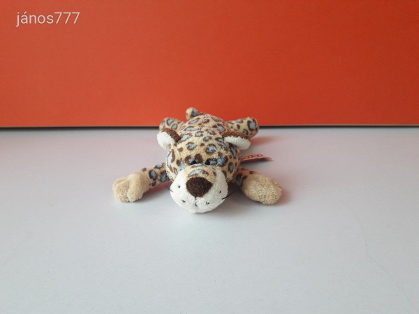 Eredeti NICI LEOPÁRD plüss fekvő kabala figura ! 19 cm-es Nici plüssfigura !! EXTRA !!