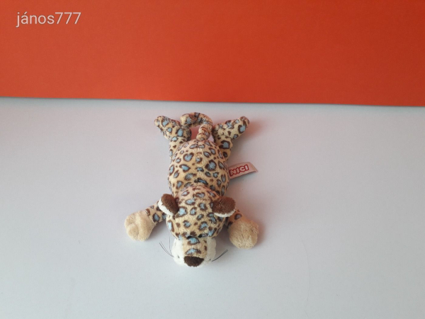 Eredeti NICI LEOPÁRD plüss fekvő kabala figura ! 19 cm-es Nici plüssfigura !! EXTRA !!