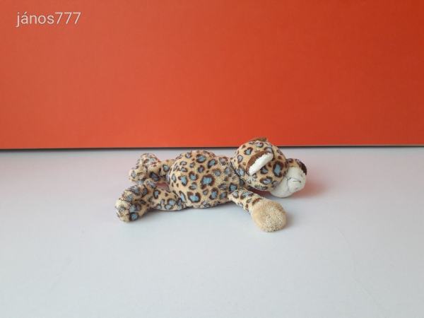 Eredeti NICI LEOPÁRD plüss fekvő kabala figura ! 19 cm-es Nici plüssfigura !! EXTRA !!