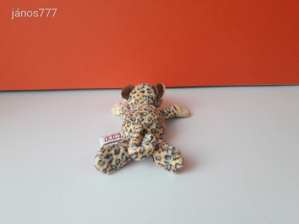 Eredeti NICI LEOPÁRD plüss fekvő kabala figura ! 19 cm-es Nici plüssfigura !! EXTRA !!