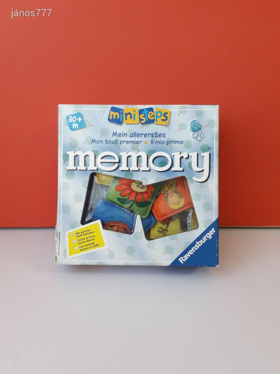 Eredeti Ravensburger Ministeps Memory puha memória párosító játék !!