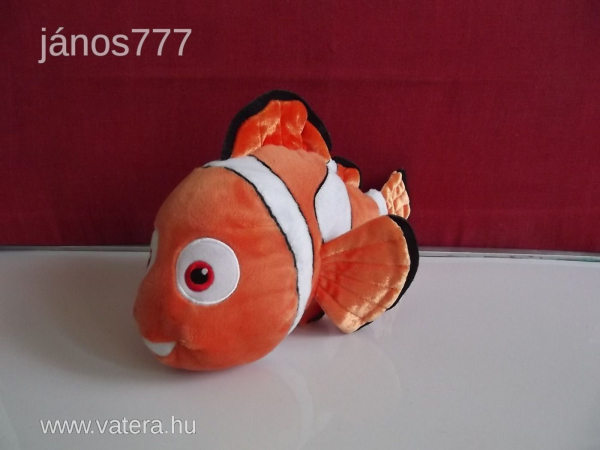 Eredeti Disney NEMO hal plüss bohóchal Némó nyomában mese Finding Nemo !! 28 cm-es kabala figura !!