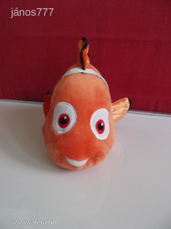 Eredeti Disney NEMO hal plüss bohóchal Némó nyomában mese Finding Nemo !! 28 cm-es kabala figura !!