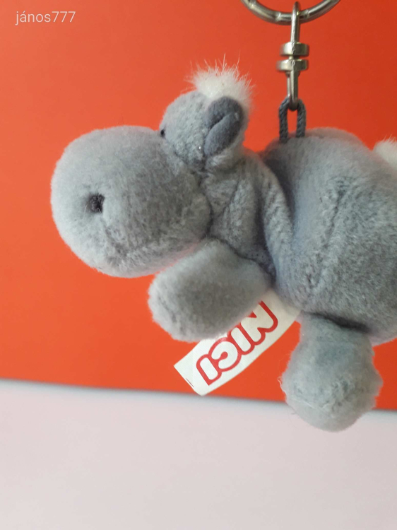 Eredeti NICI VÍZILÓ plüss kabala figura !! 8 cm-es NICI kulcstartó !! EXTRA !! ( 2. )