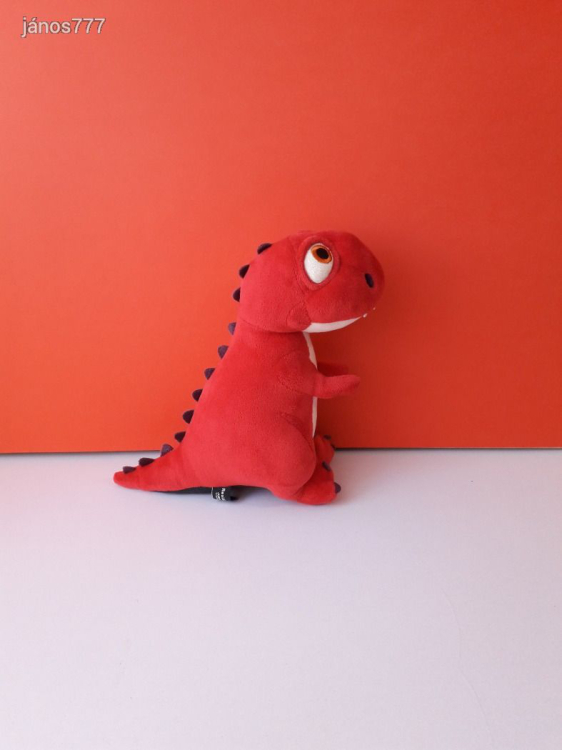 Eredeti Rexi & Lisa Jurassic T-Rex dinoszaurusz 26 cm plüss dinó kabala figura ! EXTRA !!!