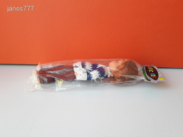 Made in Hong Kong Plastic Doll baba vintage retro kabala figura 29 cm-es lány baba ! - bontatlan