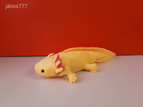 AXOLOTL kabala figura 45 cm-es szalamandra plüssfigura !! EXTRA ! ÉLETHŰ !!