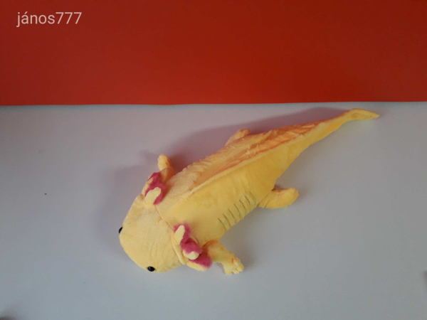 AXOLOTL kabala figura 45 cm-es szalamandra plüssfigura !! EXTRA ! ÉLETHŰ !!