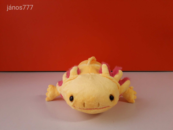 AXOLOTL kabala figura 45 cm-es szalamandra plüssfigura !! EXTRA ! ÉLETHŰ !!